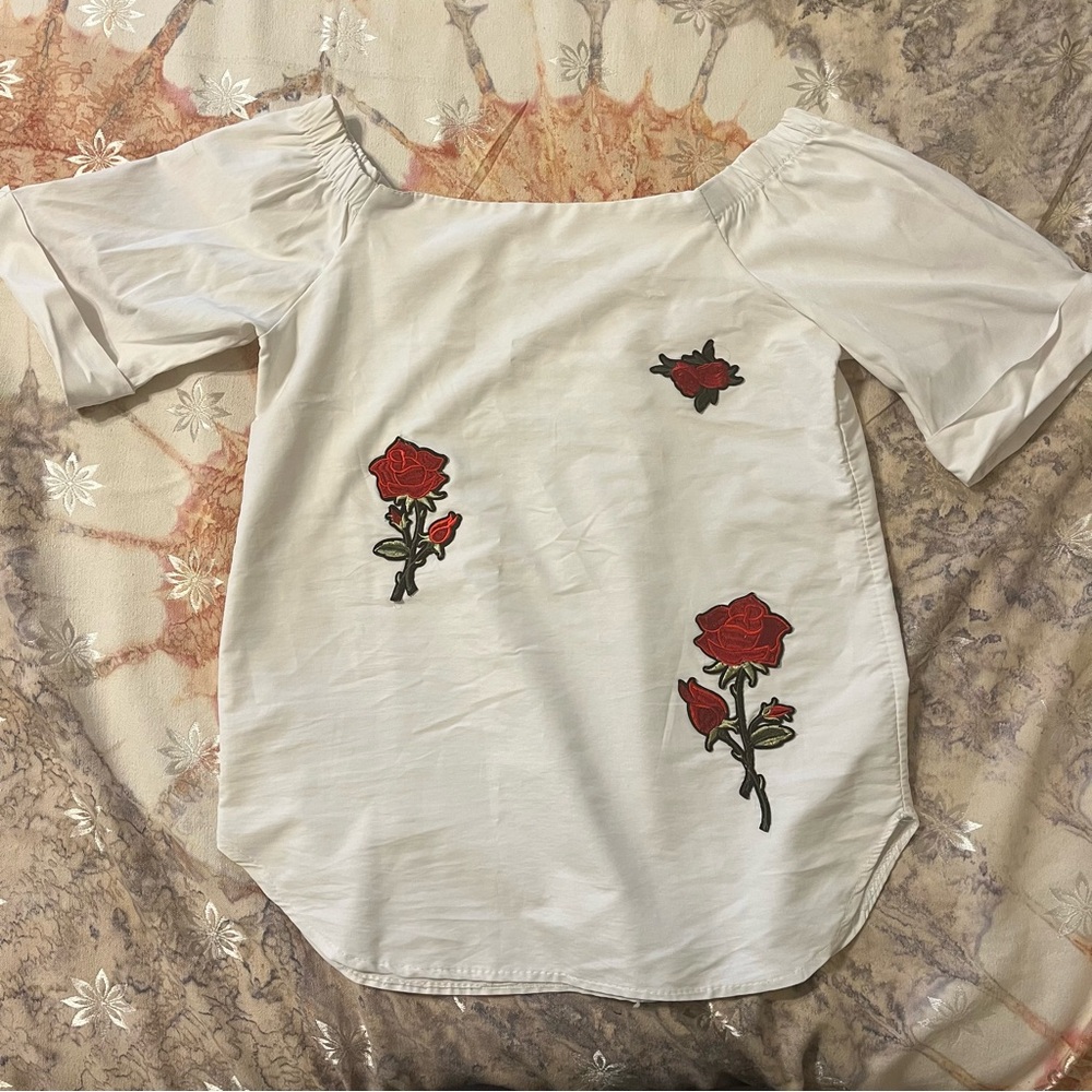 Off the shoulder blouse